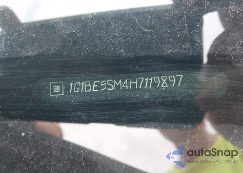 2017 Chevrolet Cruze Lt Auto from USA, damaged, VIN 1G1BE5SM4H7119897